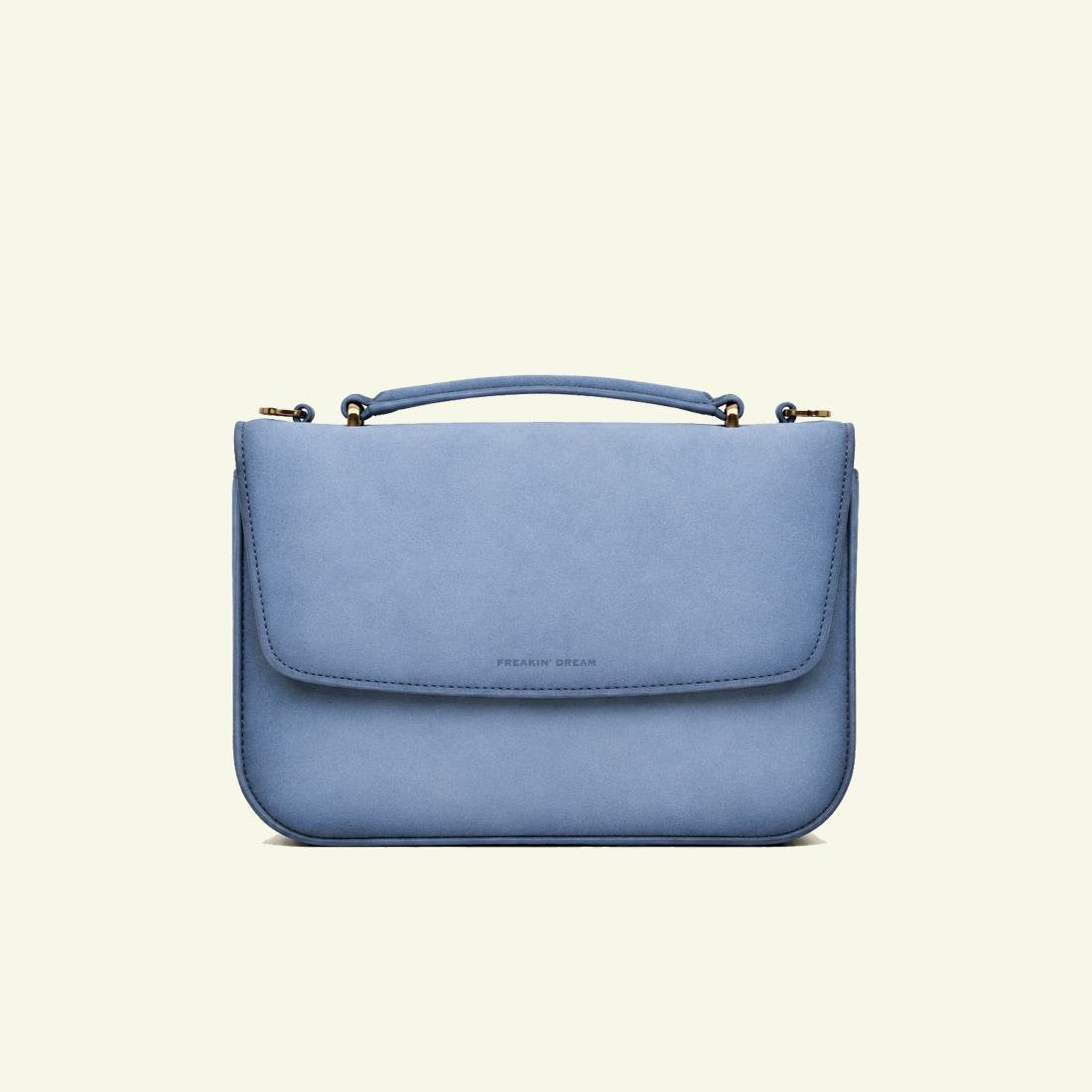 Tori bag in airbrushed Suede "Baby Blue"