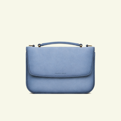 Tori bag in airbrushed Suede "Baby Blue"