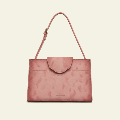 Pascale Mini Bag in airbrushed suede "Pink Stains"