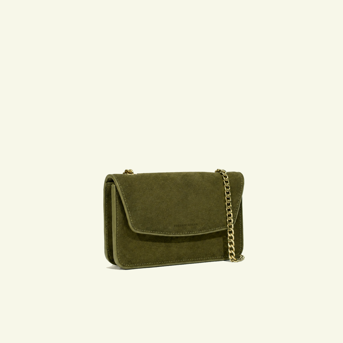 Sac Gia en suede aérographié “Burnt Wheat”