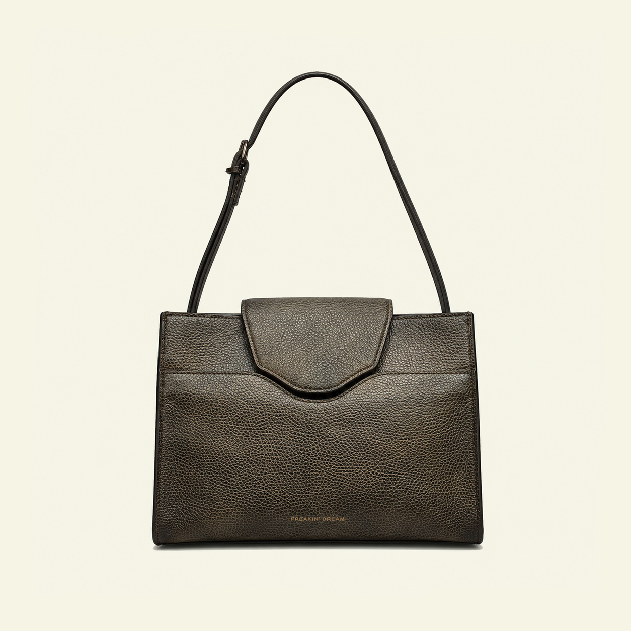 Pascale Mini Bag in airbrushed leather "Warm Metal"