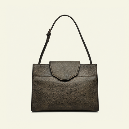 Pascale Mini Bag in airbrushed leather "Warm Metal"