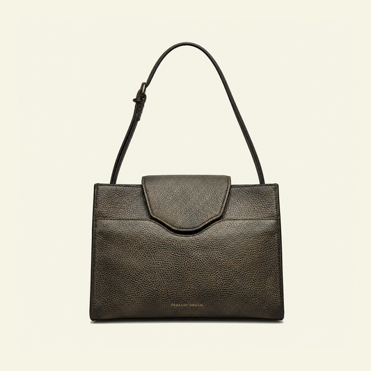 Pascale Mini Bag in airbrushed leather "Warm Metal"