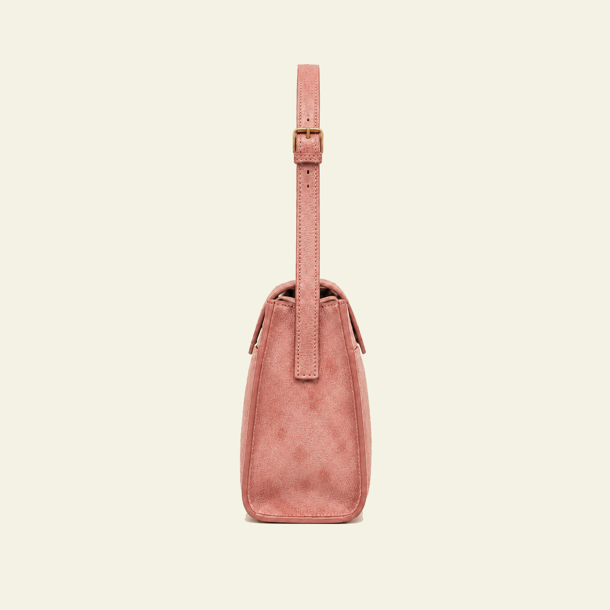 Pascale Mini Bag in airbrushed suede "Pink Stains"
