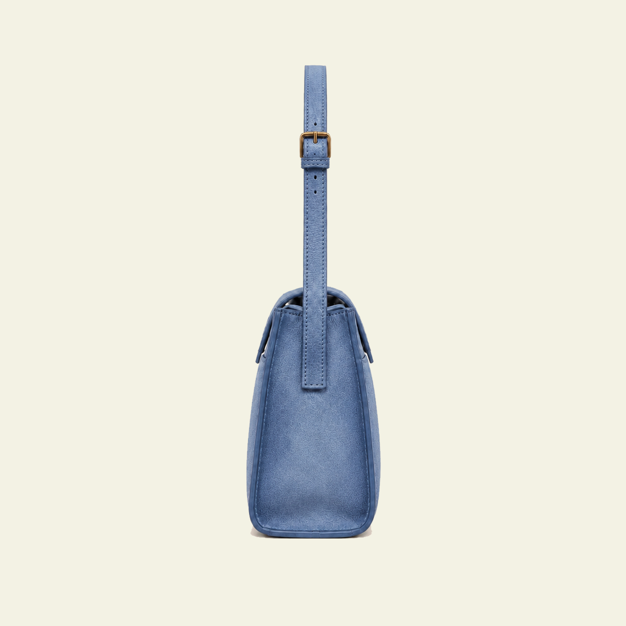 Pascale Mini Bag in airbrushed suede "Baby Blue"