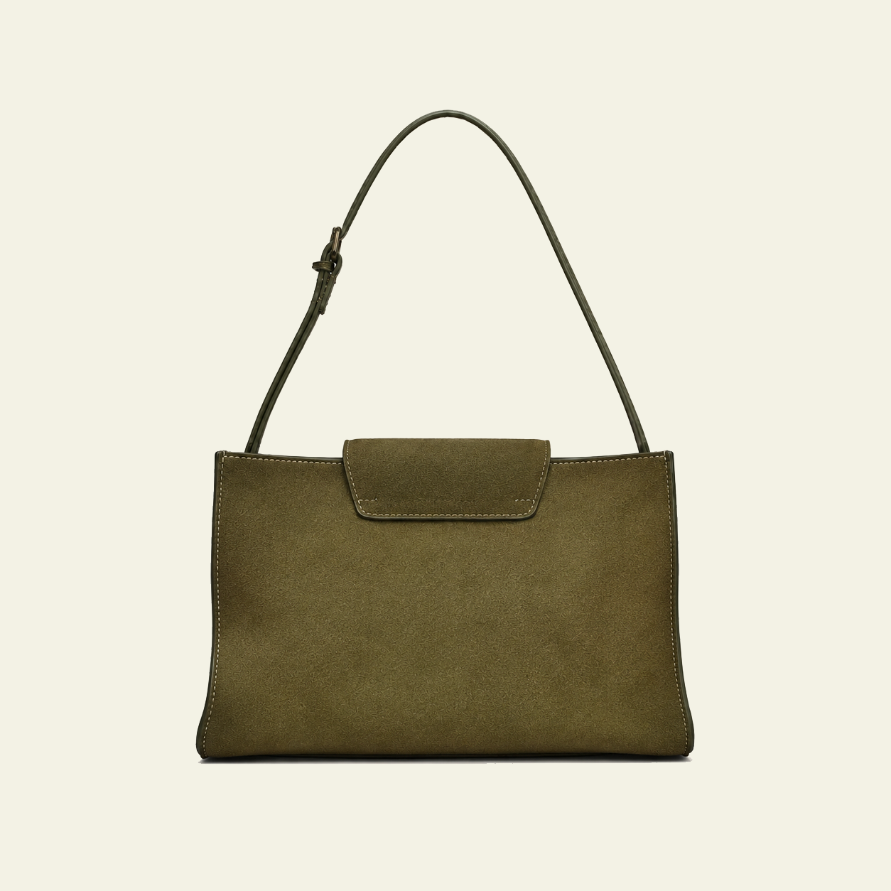 Pascale Mini Bag in airbrushed suede "Forest Green"