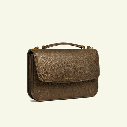 Tori bag in airbrushed leather "Warm Gold"