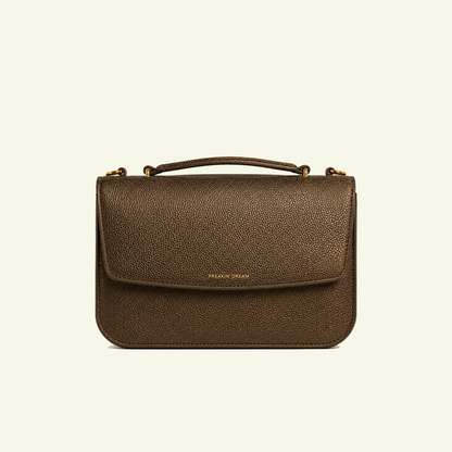 Tori bag in airbrushed leather "Warm Gold"