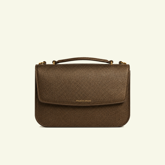 Tori Bag aus airbrush-bemaltem Leder “Chrome Graffiti”